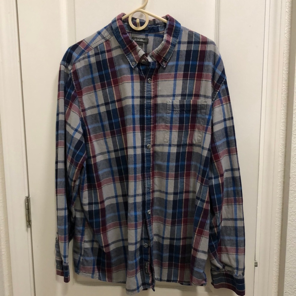 🎉HP🎉 Eddie Bauer Men’s Flannel Long Sleeve Shirt